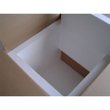 Bélelt kartondoboz 355x265x245 mm 40 mm EPS betéttel postázás