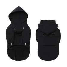  Bélelt kutya széldzseki, fekete, L-es kutyaruha