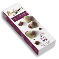 Belgian Csokoládé BELGIAN Hearts Salted Brownie szívdesszert 65g csokoládé és édesség