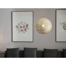 Beliani Arany és krémszínű design függőlámpa MURES világítás