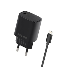 Beline 1x USB-C 20W + kabel lightning fekete PD 3.0 BLNCB20L mobiltelefon kellék