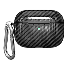 Beline AirPods Carbon Cover Air Pods Pro 2 fekete tok fülhallgató, fejhallgató tok