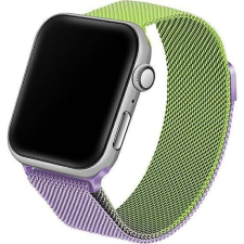 Beline Apple Watch Fém Óraszíj 38/40/41mm Zöld/Lila (5904422912703) okosóra kellék