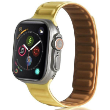 Beline Apple Watch mágneses óraszíj 42/44/45/49mm sárga okosóra kellék