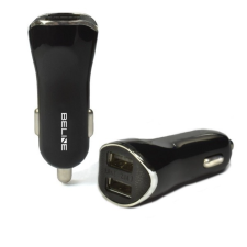 Beline Autós 2xUSB-A töltő (5V / 2.1A) (BELINE0006) mobiltelefon kellék