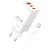 Beline BELI02751 2x USB-C / USB-A Hálózati töltő - Fehér (65W)