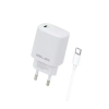 Beline BLNCW20C USB-C Hálózati töltő + USB-C kábel - Fehér (20W)