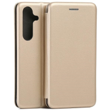 Beline Book Magnetic könyvtok Samsung Galaxy S25 - arany színű tok és táska