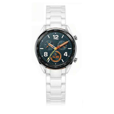 Beline óraszíj Galaxy Watch 20mm acélszürke fehér óraszíj