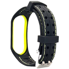 Beline óraszíj Smart Mi Band 7 fekete/lime okosóra kellék