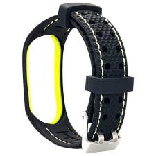 Beline óraszíj Sport Mi Band 6/5 fekete/lime okosóra kellék