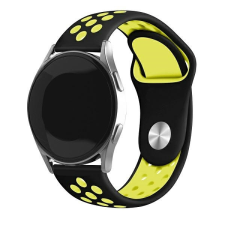 Beline óraszíj Watch 20mm Sport szilikon fekete/sárga doboz okosóra kellék