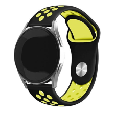 Beline óraszíj Watch 22mm Sport Szilikon szilikon fekete/sárga box okosóra kellék