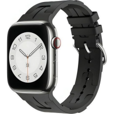 Beline Silicone Ultra Szíj Apple Watch 38/40/41mm - Fekete (Beli03118) okosóra kellék
