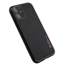 Beline Tok Bőr Case iPhone 12 mini fekete tok tok és táska