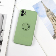 Beline Tok szilikon iPhone 12 Pro Max zöld tok gyűrűvel tok és táska