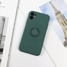 Beline Tok szilikon iPhone 12 Pro Max zöld tok gyűrűvel tok és táska