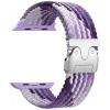 Beline Woven Nylon Parachute Strap szíj Apple Watch 42/44/45/49mm-es lila