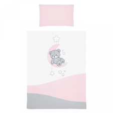 Belisima 5-részes ágyneműhuzat Belisima Teddy Bear 100/135 rózsaszín babaágynemű, babapléd
