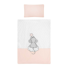 Belisima | Belisima Cute Mouse | 3-részes ágyneműgarnitúra Belisima Cute Mouse 90/120 rózsaszín | Rózsaszín | babaágynemű, babapléd