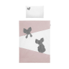 Belisima | Belisima Mouse | 6-részes ágyneműhuzat Belisima Mouse 100/135 rózsaszín | Rózsaszín |