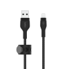 Belkin BOOST CHARGE PRO Flex USB-A - Lightning kábel 3m fekete (CAA010bt3MBK) (CAA010bt3MBK)