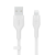 Belkin boostcharge flex usb-a cable with lightning connector 1m white caa008bt1mwh