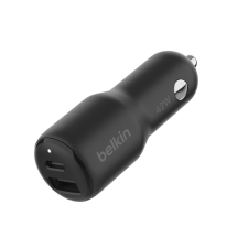 Belkin BoostCharge USB-C / USB-A Autós töltő - Fekete (42W) (CCB005BTBK) mobiltelefon kellék