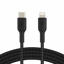 Belkin Braided USB-C to Lightning Cable 2m Black kábel és adapter