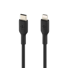 Belkin Cable BoostCharge USB-C apa - Lightning apa 2.0 Adat és töltő kábel - Fekete (2m) kábel és adapter