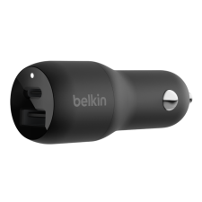 Belkin CCB004BTBK USB Type-C / USB-A Autós töltő - Fekete (37W) mobiltelefon kellék