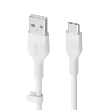 Belkin Flex USB-A apa - USB-C apa Adat- és töltőkábel - Fehér (1m) kábel és adapter