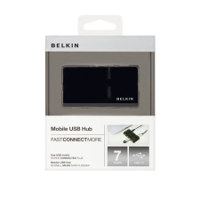 Belkin Hi-Speed USB 2.0 7-Port Mobile Hub Black hub és switch