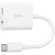 Belkin USB 2.0 Type C + Jack USB 2.0 Type C Átalakító Fehér 15cm NPA004BTWH
