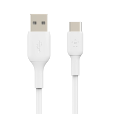 Belkin USB-C apa - USB-A apa Adat- és töltőkábel 3m - Fehér kábel és adapter