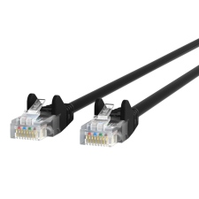 Belkin UTP patch kábel CAT5e 2m fekete (A3L793bt02MBKHS) kábel és adapter