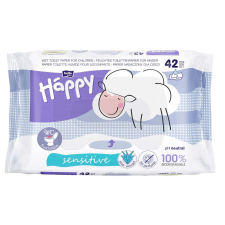 Bella Baby Happy Sensitive Nedves Toalettpapír 42db higiéniai papíráru