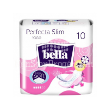 BELLA BELLA PERFECTA Deo Fresh Rose Egészségügyi Betét, 10 db intim higiénia