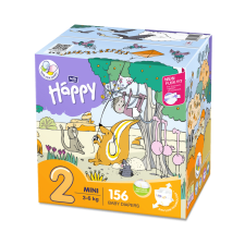 Bella Happy 2 Mini Box (3-6 kg) 156 darab pelenka