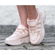 BellaKollektion Sportcipő rózsaszín magastalpú (36-41) női cipő