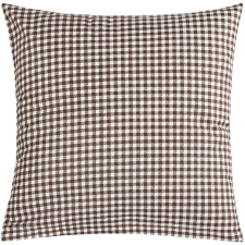 Bellatex 55/608 Berta párnahuzat, 45×45 cm, kockás, barna (11062) lakástextília