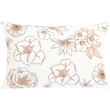 Bellatex 90/328 párnahuzat, 50×70 cm, lazacszín, virágos (12133) lakástextília