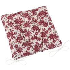Bellatex Adéla prošívaný - 40 × 40 cm, prošívaný - bordo květ lakástextília