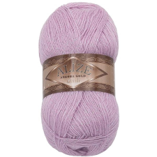 Bellatex Angora Gold Simli 100g - 27 világoslila rövidáru