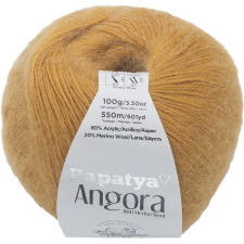 Bellatex Angora Merino Papatya 100g - 8740 mustár (10097) rövidáru