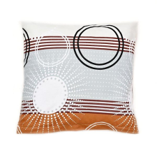 Bellatex Bavlněný - 40 × 40 cm - hnědé paprsky lakástextília