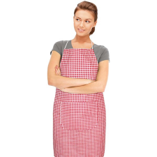 Bellatex Berta Kötény, 67×84 cm, kockás, piros lakástextília