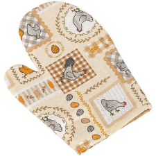 Bellatex Chňapka EMA 28 × 18 cm 66/552, velikonoční slepičky lakástextília