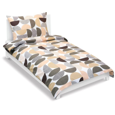 Bellatex flanel, 12/381, barna félkör, 140 × 220, 70 × 90 lakástextília