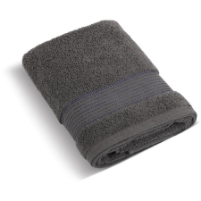 Bellatex frottír kollekció, csíkos - 17/44 - 70×140 cm - sötétszürke (4444) lakástextília
